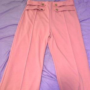 Long classy pink pants (Plus size 3x)